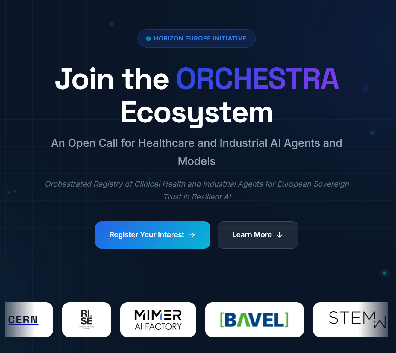 Join the ORCHESTRA Ecosystem — a Horizon Europe initiative